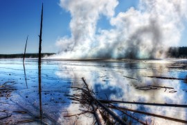 Пар под водой